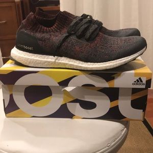 adidas Ultra Boost Uncaged Mens Carbon/Black/White